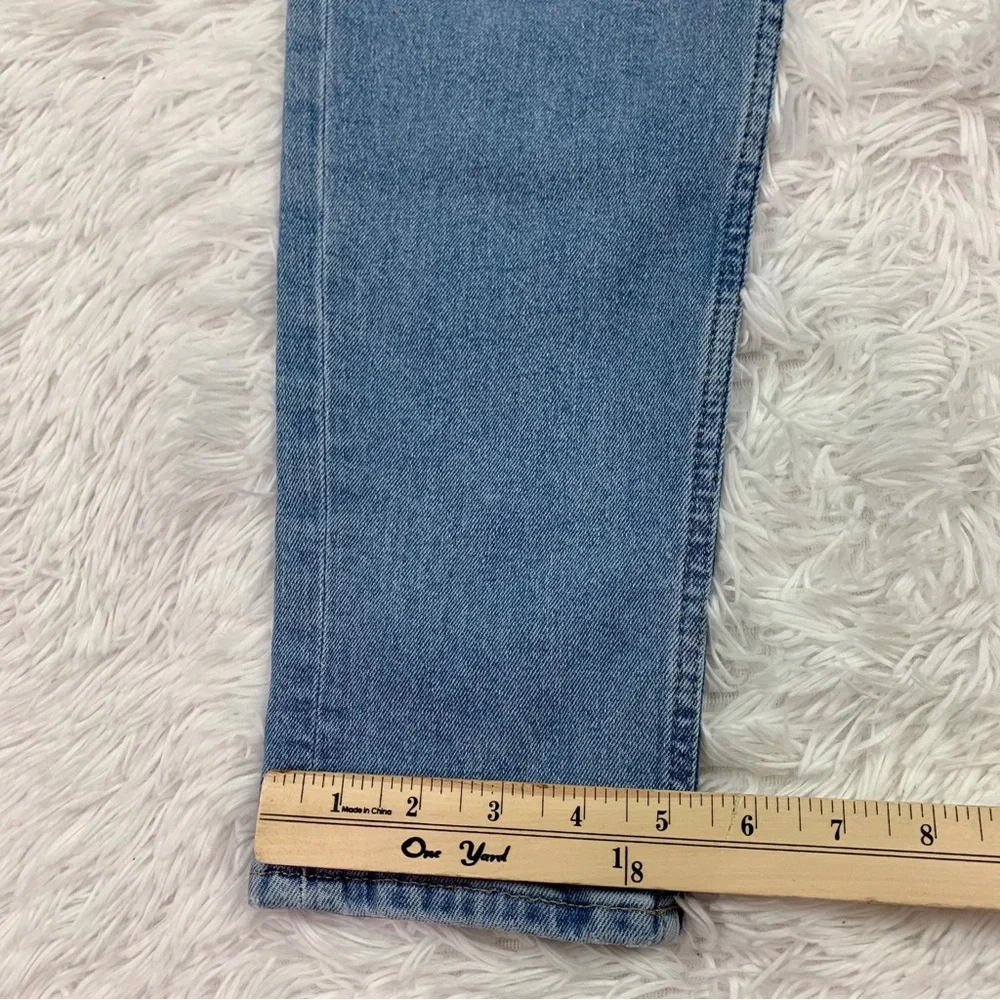 H&M Divided high rise‎ tapered leg blue jeans